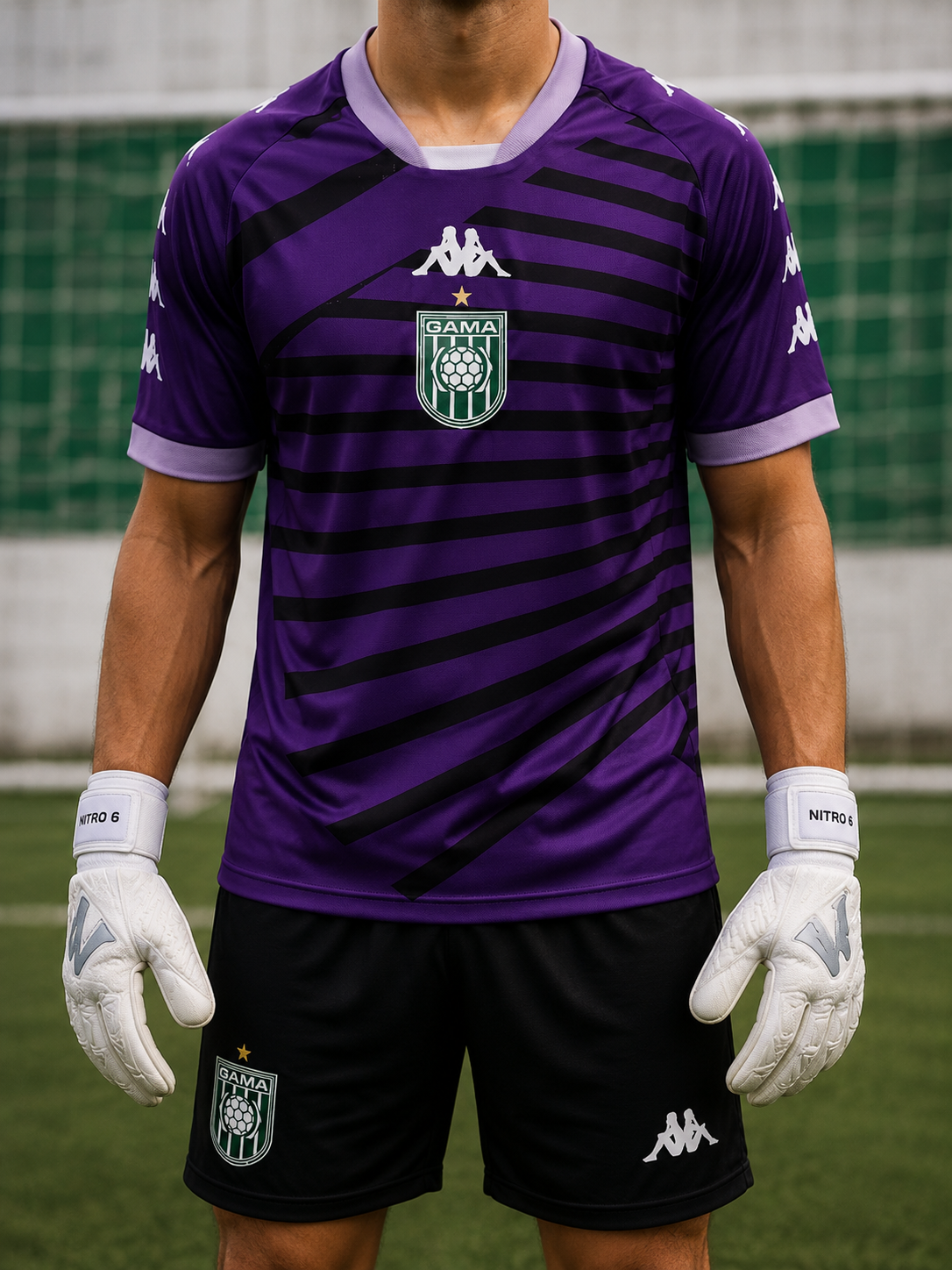 CAMISA AWAY GOALKEEPER KOMBAT GAMA 26 ROXO