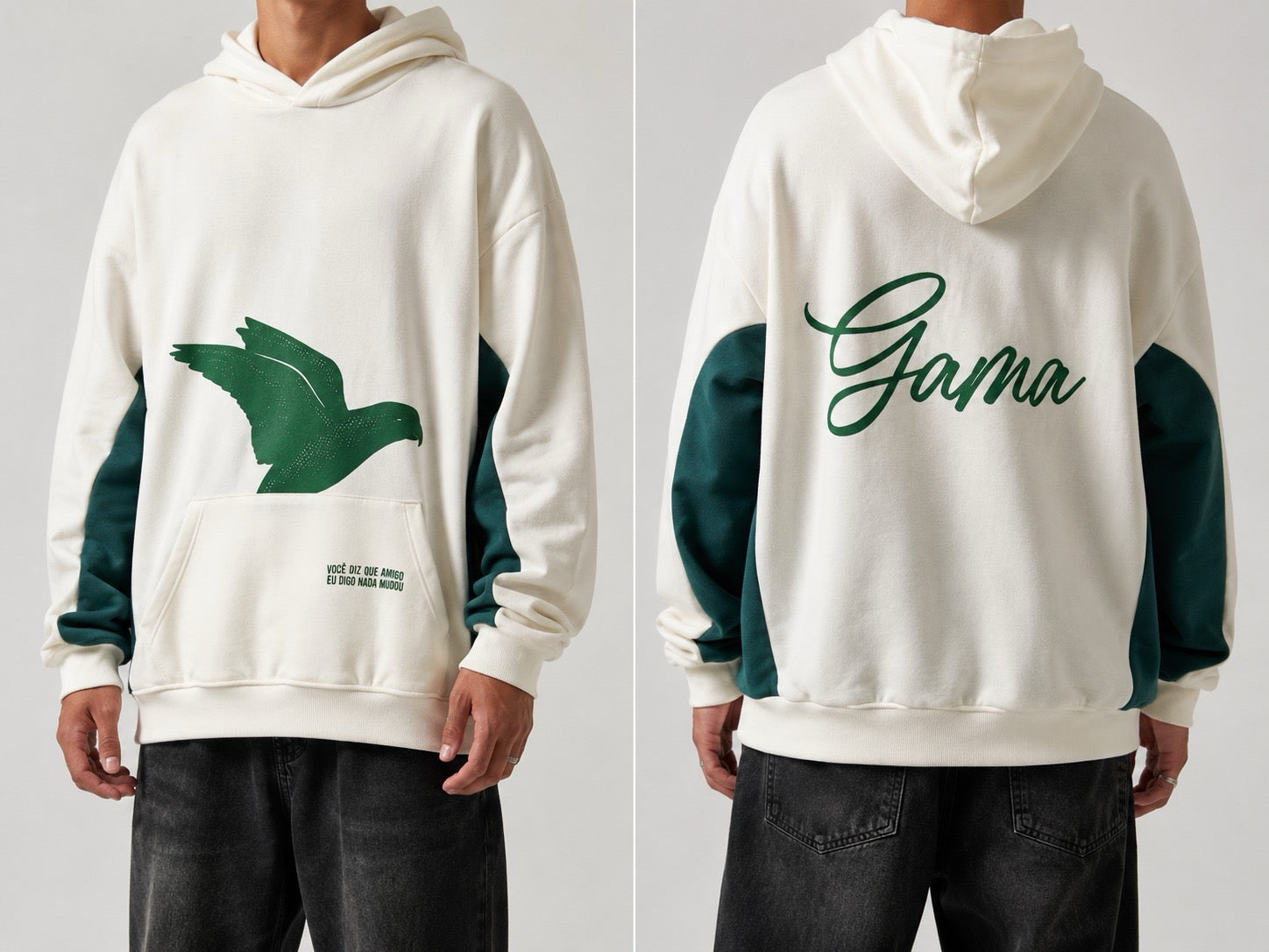 Moletom Gama com Capuz Off White
